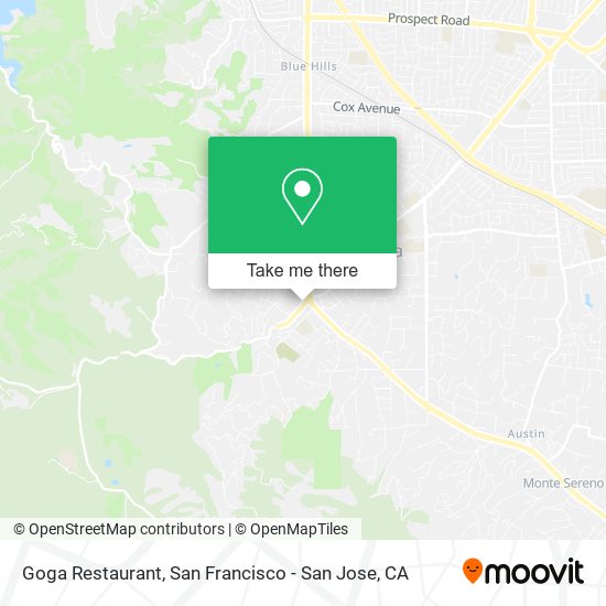 Mapa de Goga Restaurant