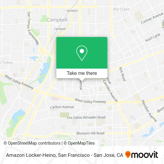 Amazon Locker-Heino map