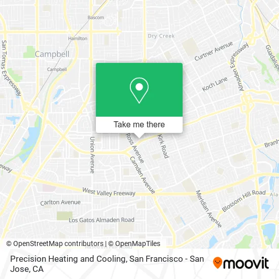 Precision Heating and Cooling map