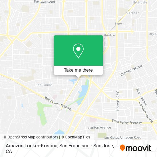 Amazon Locker-Kristina map
