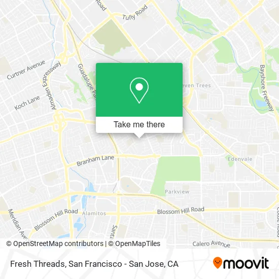 Fresh Threads map