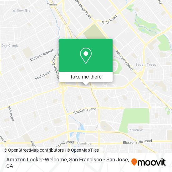 Amazon Locker-Welcome map