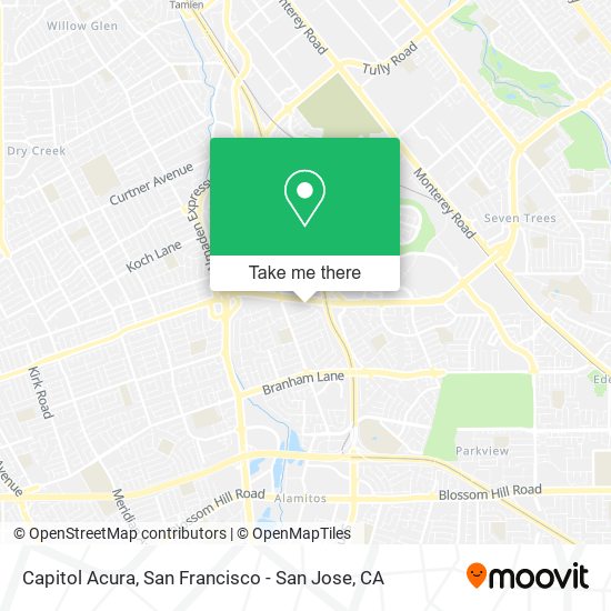 Capitol Acura map