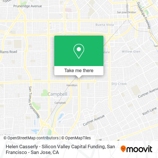 Mapa de Helen Casserly - Silicon Valley Capital Funding