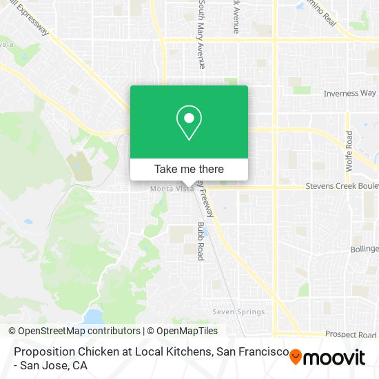 Proposition Chicken at Local Kitchens map