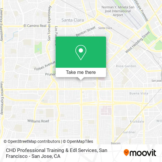 CHD Professional Training & Edl Services map