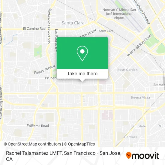 Rachel Talamantez LMFT map