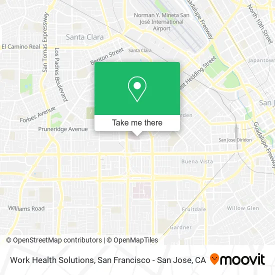 Work Health Solutions map