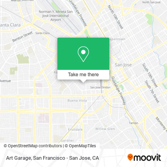 Mapa de Art Garage