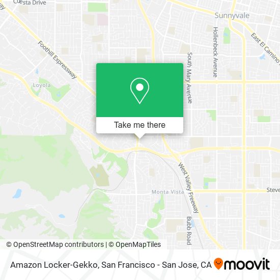 Amazon Locker-Gekko map