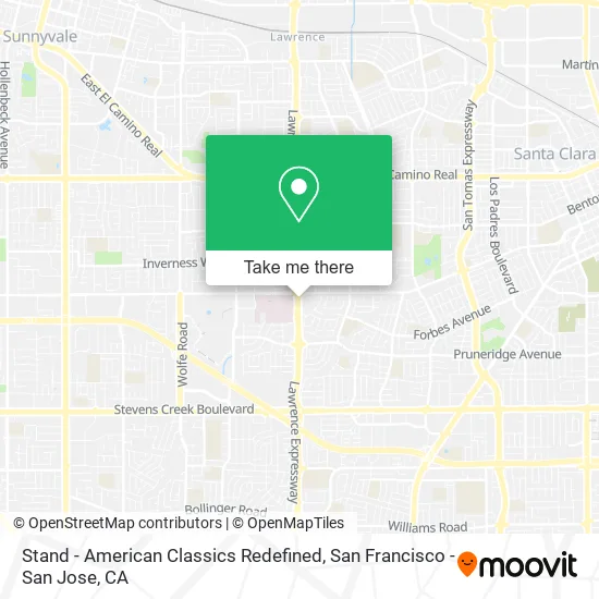 Stand - American Classics Redefined map