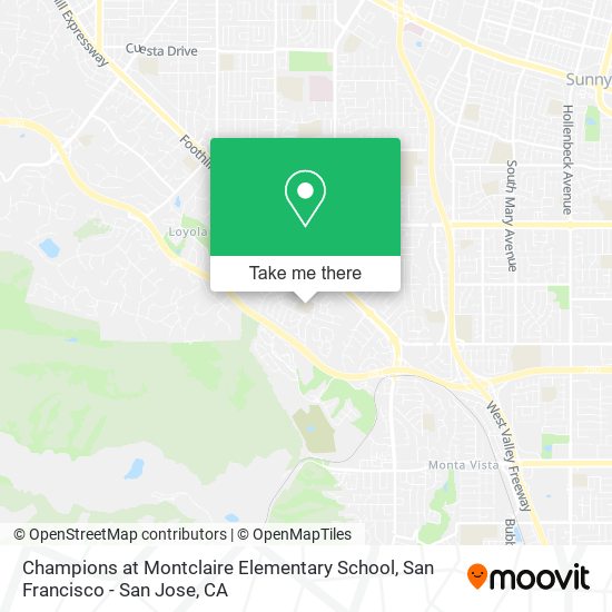 Champions at Montclaire Elementary School map
