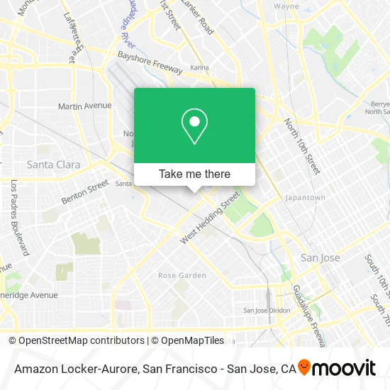 Amazon Locker-Aurore map