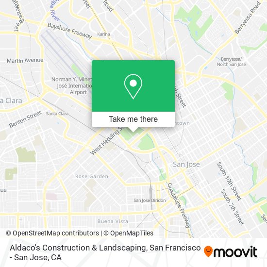 Aldaco's Construction & Landscaping map