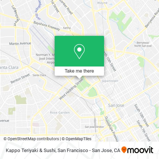 Kappo Teriyaki & Sushi map