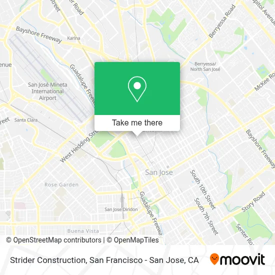 Strider Construction map