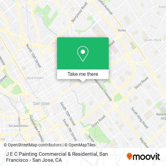 Mapa de J E C Painting Commercial & Residential