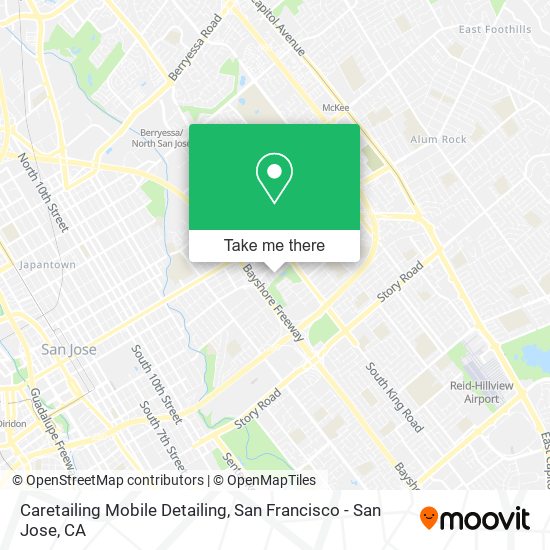 Caretailing Mobile Detailing map