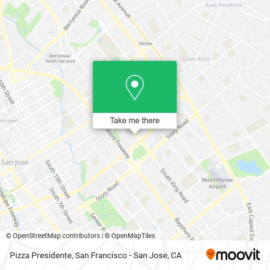 Mapa de Pizza Presidente