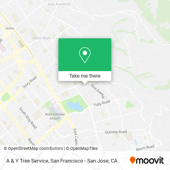 A & Y Tree Service map