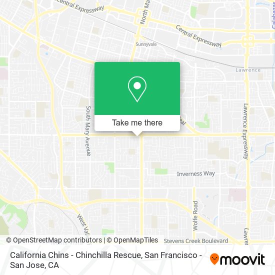 California Chins - Chinchilla Rescue map