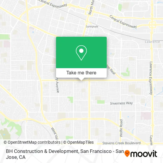 BH Construction & Development map