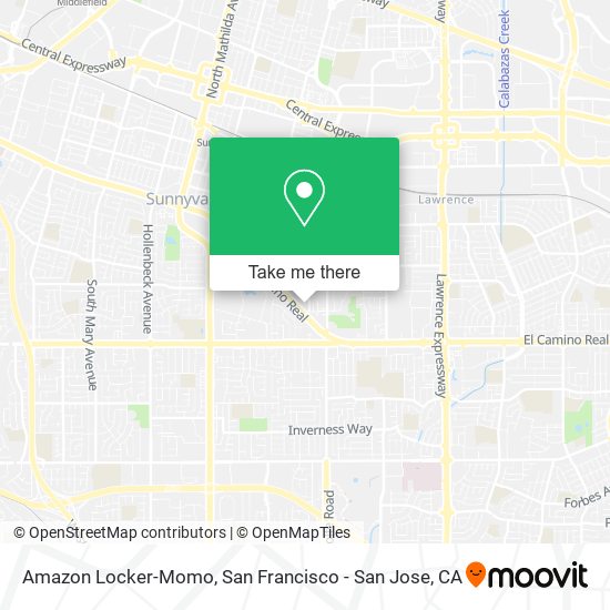 Amazon Locker-Momo map