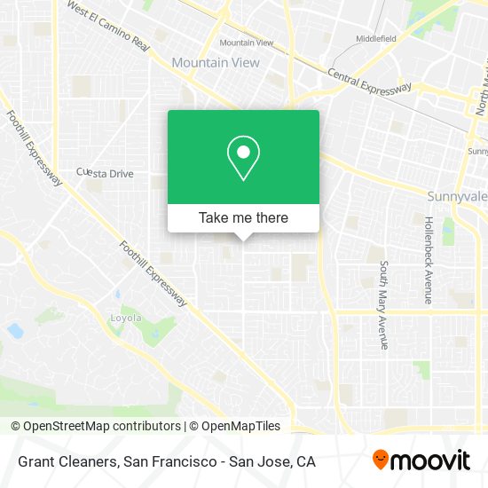 Grant Cleaners map