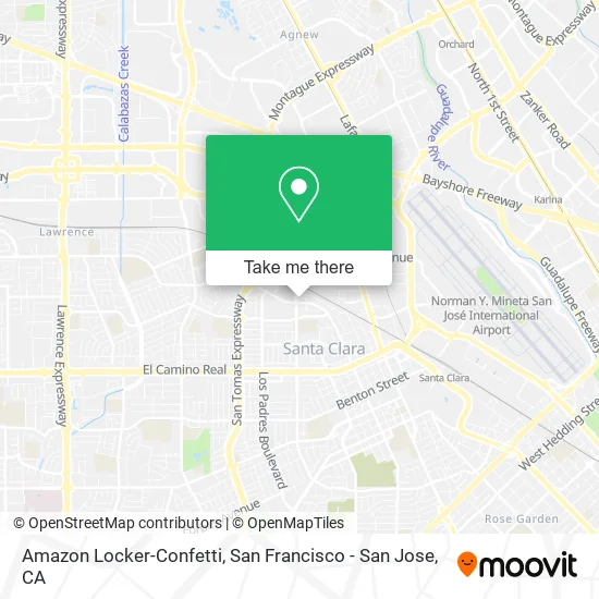 Amazon Locker-Confetti map