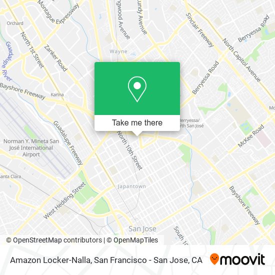 Amazon Locker-Nalla map