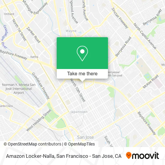 Amazon Locker-Nalla map