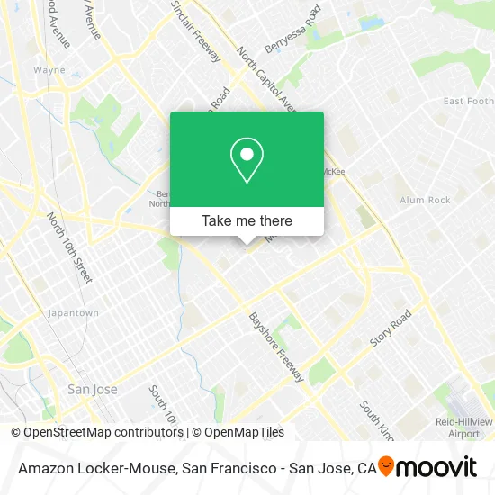 Amazon Locker-Mouse map