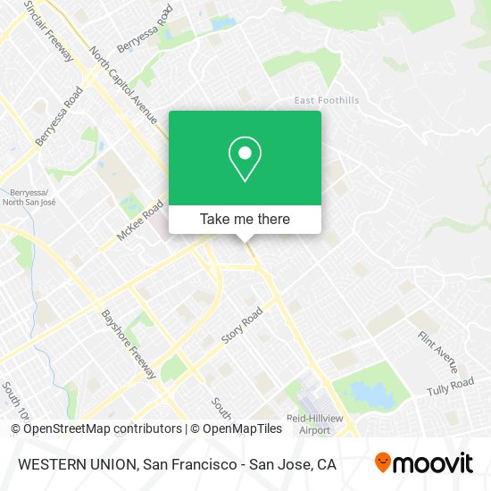 WESTERN UNION map