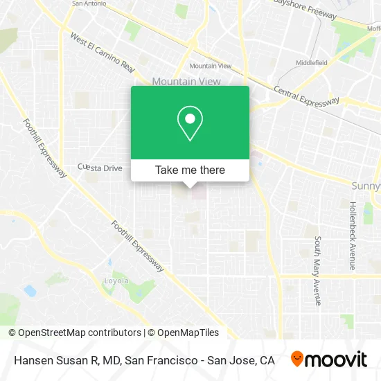 Hansen Susan R, MD map