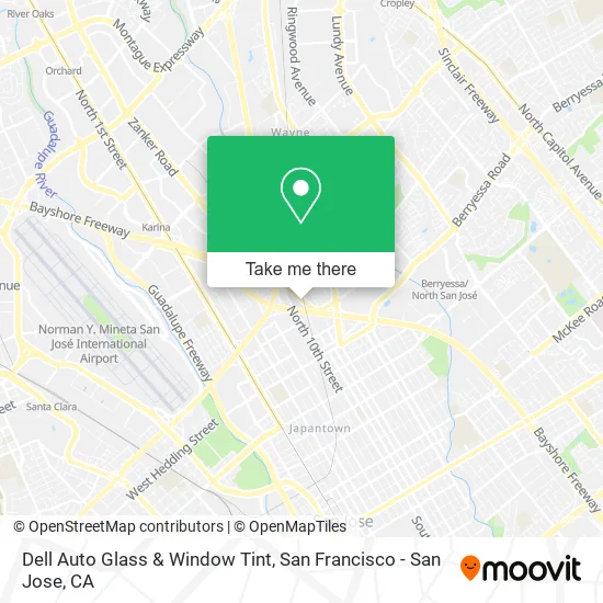 Dell Auto Glass & Window Tint map