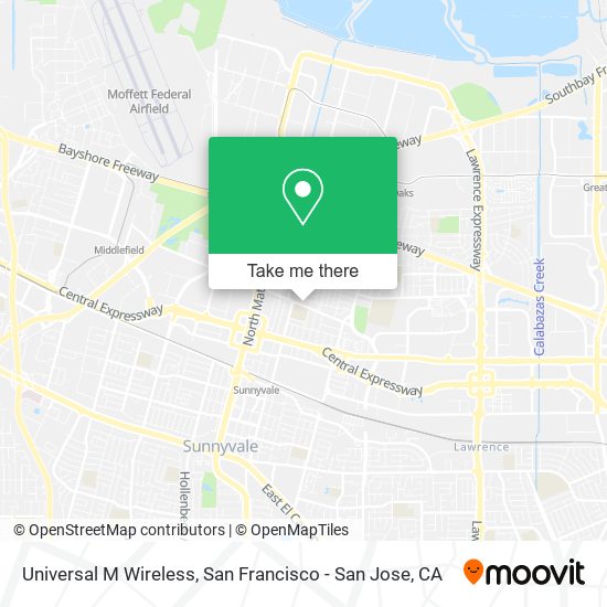 Universal M Wireless map