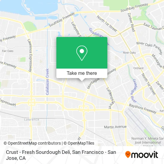 Crust - Fresh Sourdough Deli map