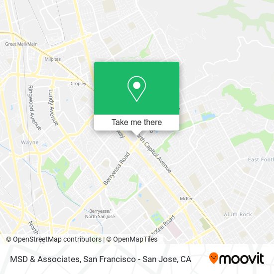 MSD & Associates map