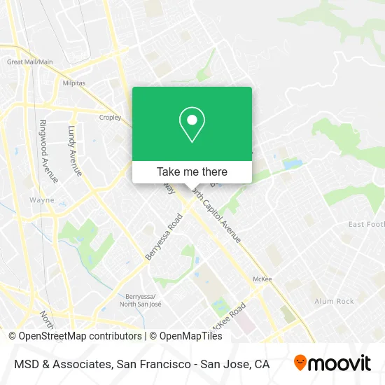 MSD & Associates map