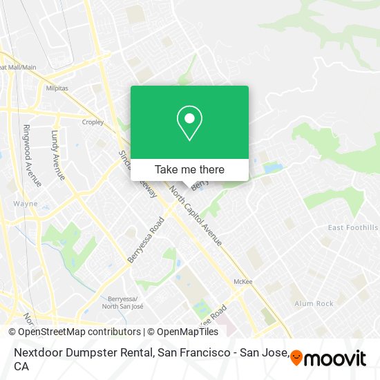 Nextdoor Dumpster Rental map