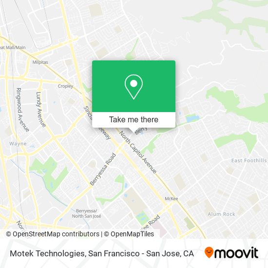 Motek Technologies map