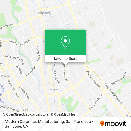 Mapa de Modern Ceramics Manufacturing