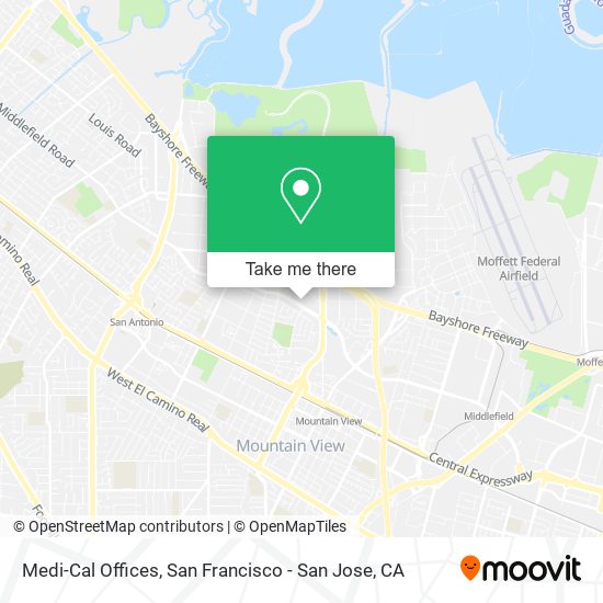 Medi-Cal Offices map