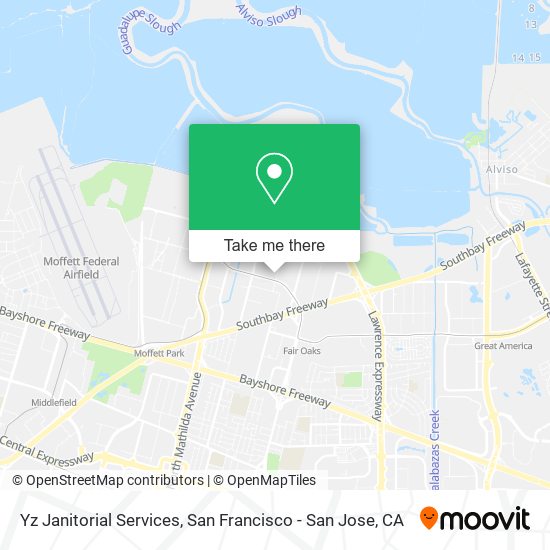 Yz Janitorial Services map