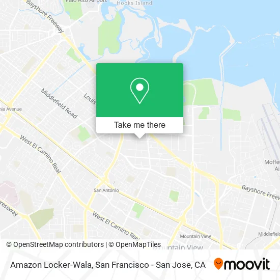 Amazon Locker-Wala map