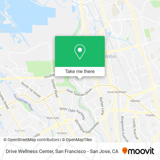 Mapa de Drive Wellness Center