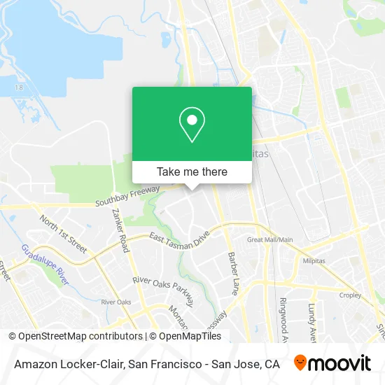 Mapa de Amazon Locker-Clair