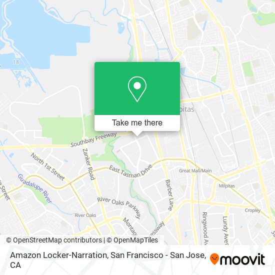 Mapa de Amazon Locker-Narration