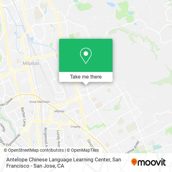Antelope Chinese Language Learning Center map