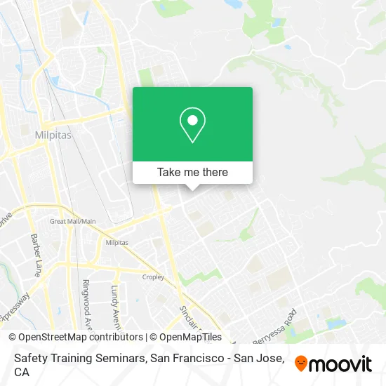 Safety Training Seminars map